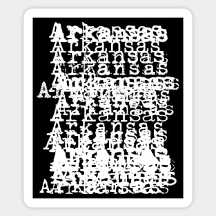 Arkansas - Bad Type (lt) Sticker